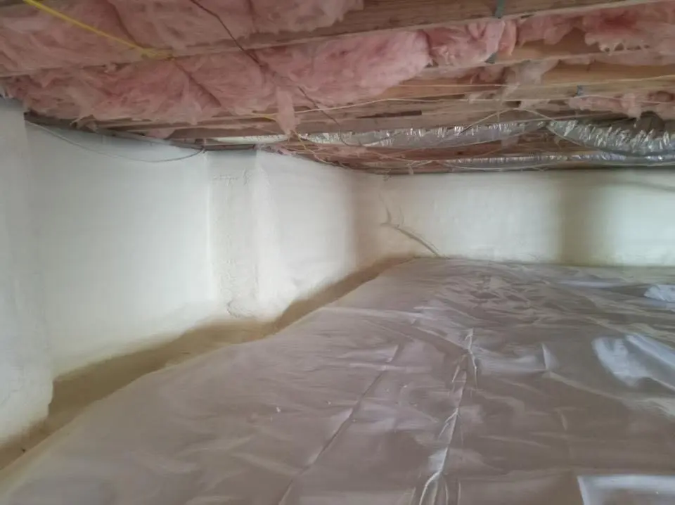 Crawl space encapsulation with closed-cell spray foam for Roof Waterproofing in Kalispell